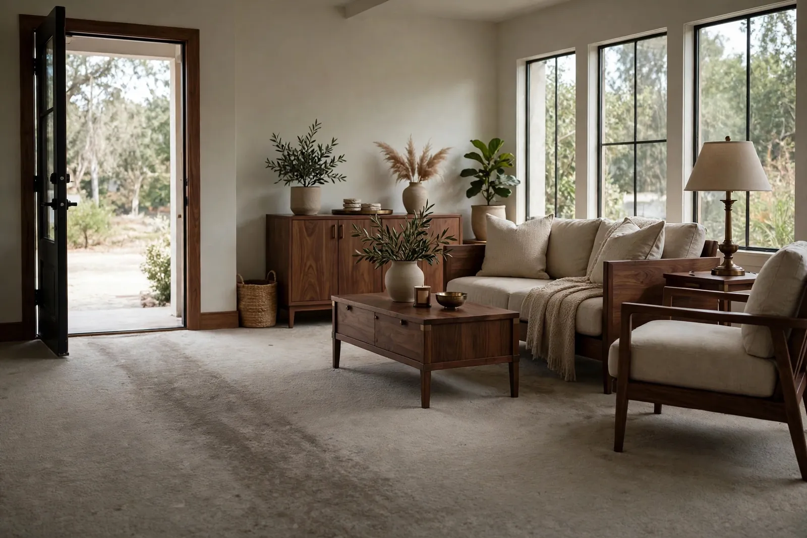 Before photo, Living Room Carpet Cleaning in St. Charles, by Waldorf Carpet Cleaning and Upholstery Company