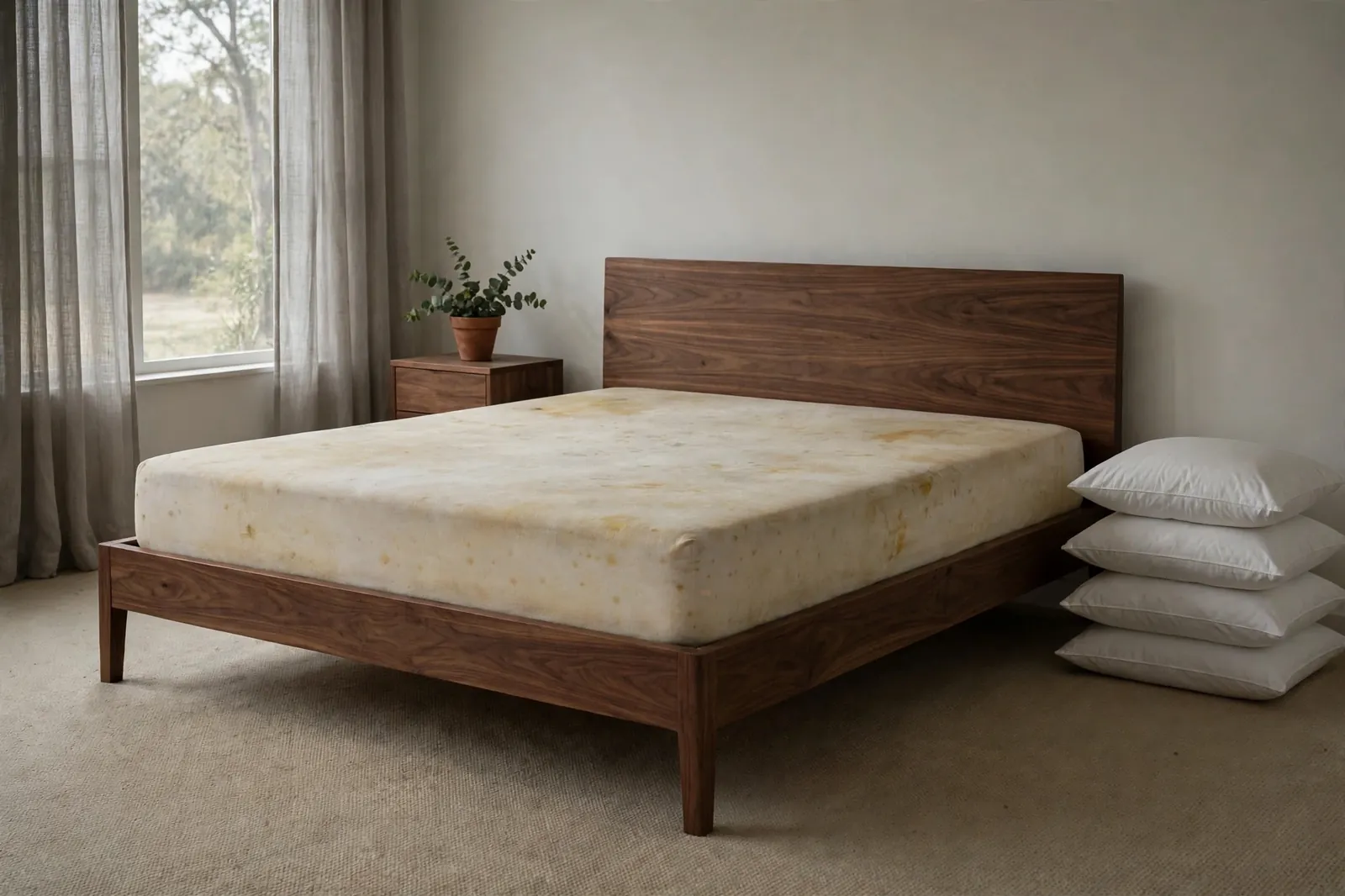 Before photo, Mattress Cleaning in Bannister, by Waldorf Carpet Cleaning and Upholstery Company