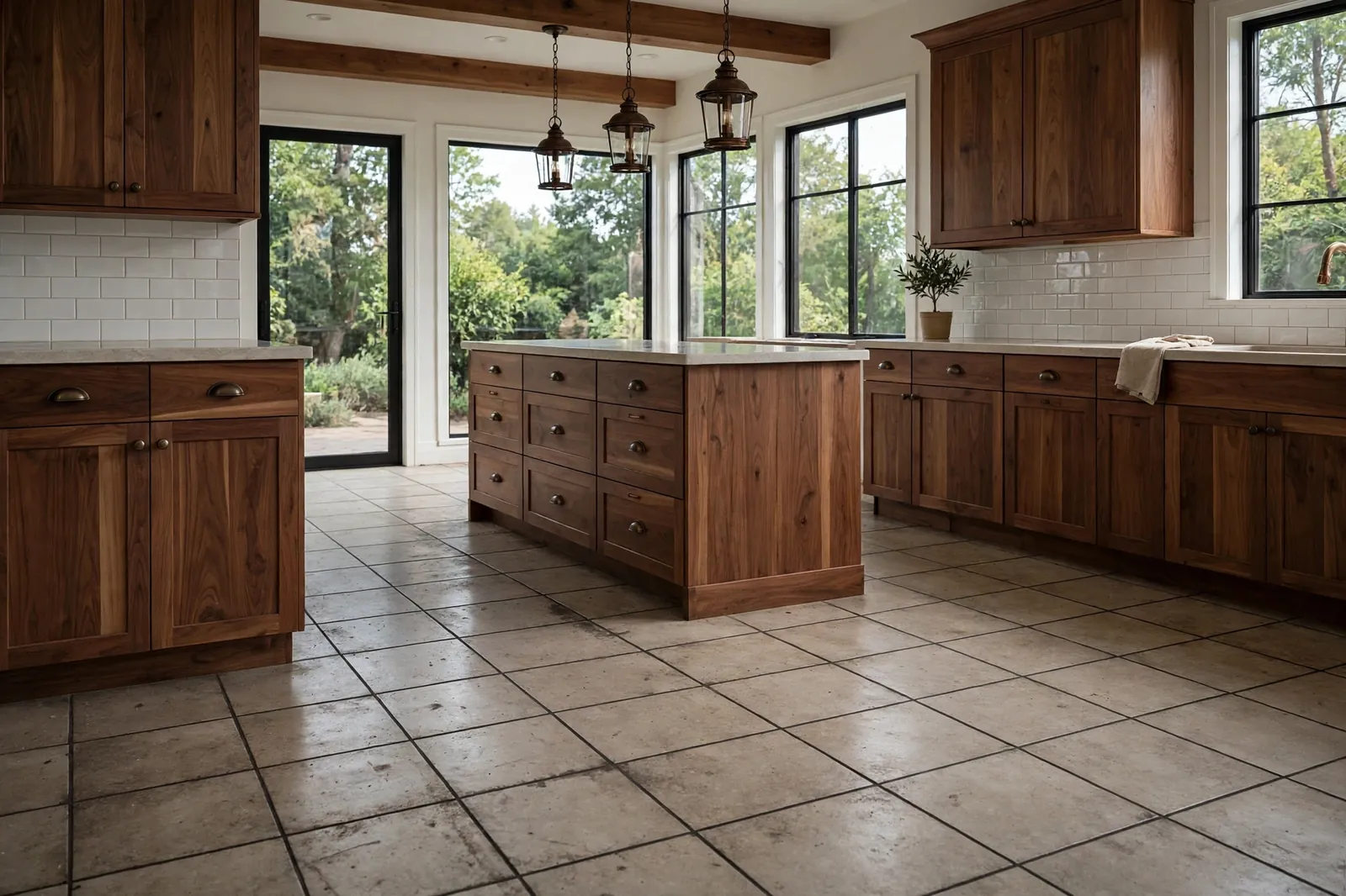 Before photo,  Tile and Grout Cleaning in Bannister, by Waldorf Carpet Cleaning and Upholstery Company